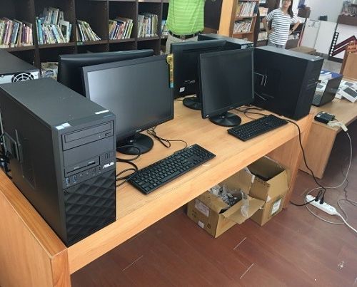 蘭嶼鄉立圖書館購置電腦設備