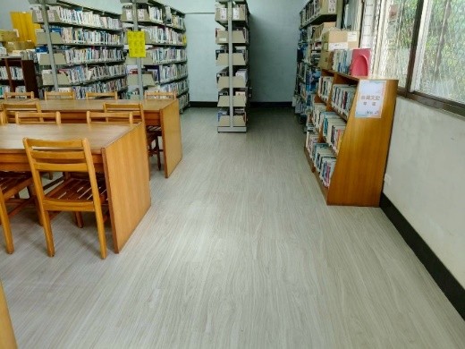 新耐磨止滑塑膠地磚施工完成
